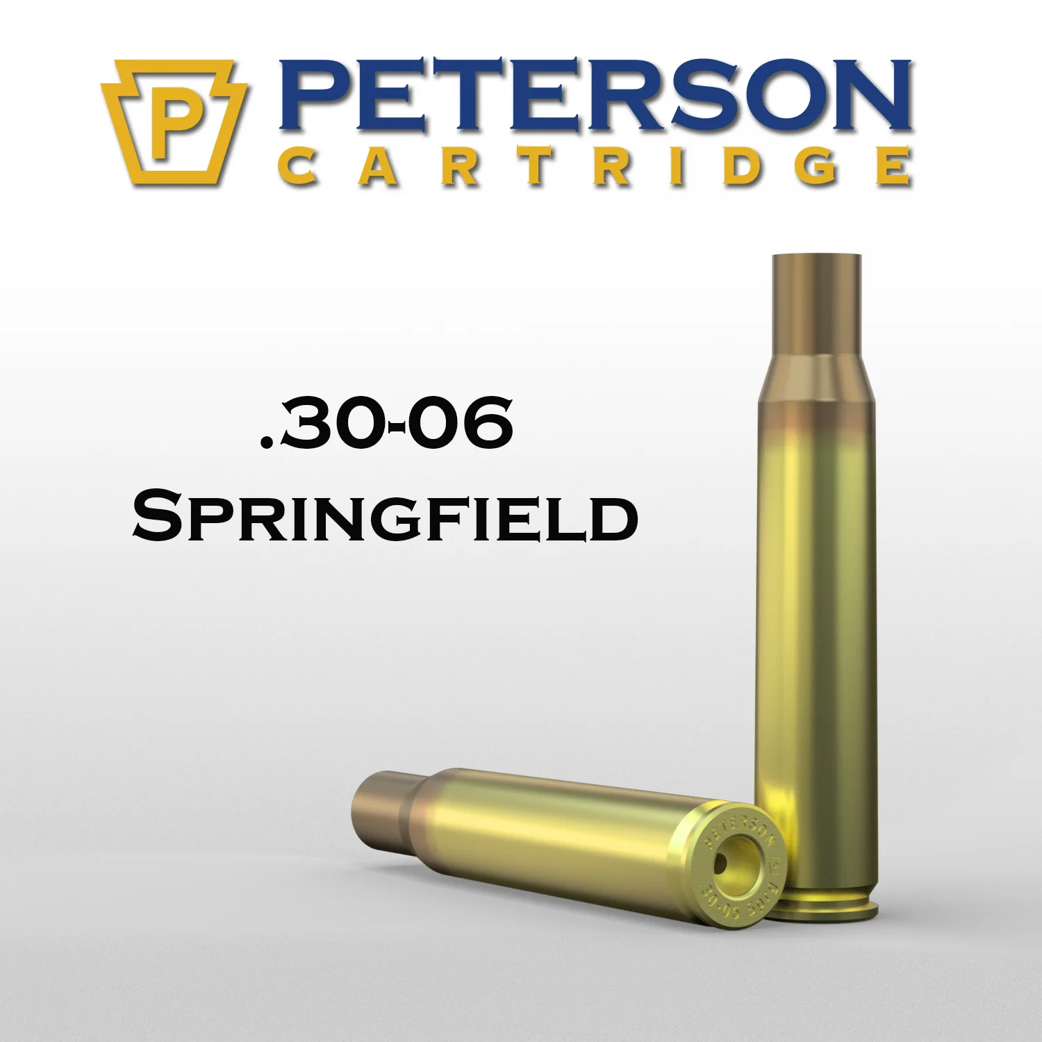 (image for) Peterson Cartridge 30-06 Springfield Unprimed Brass 50ct